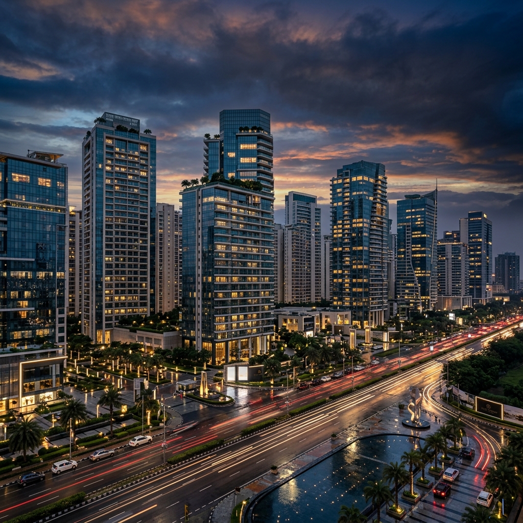 Gurugram Skyline